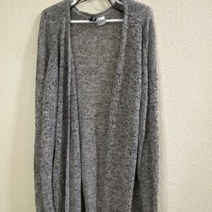 Divided Heather Gray‎ Open Front Sweater